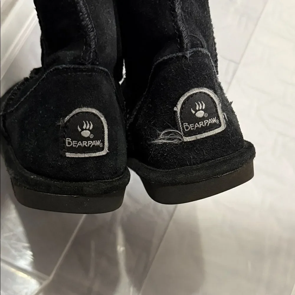 BearPaw Women's Black Winter Boots